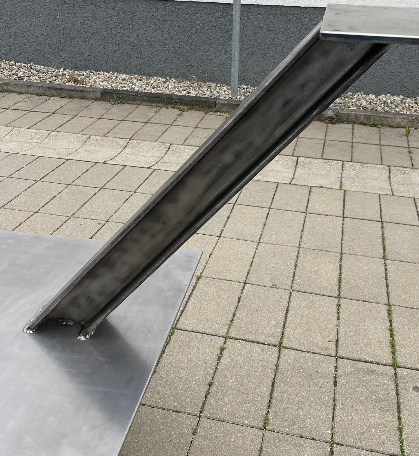 Tischgestell doppel H-Träger Stahl Industrial Style