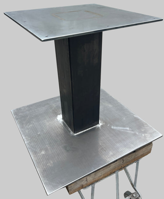 Tischgestell Mittelfuß Quadrat  Stahl Industrial Style