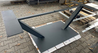 Tischgestell  doppel H-Träger  Stahl Industrial Style