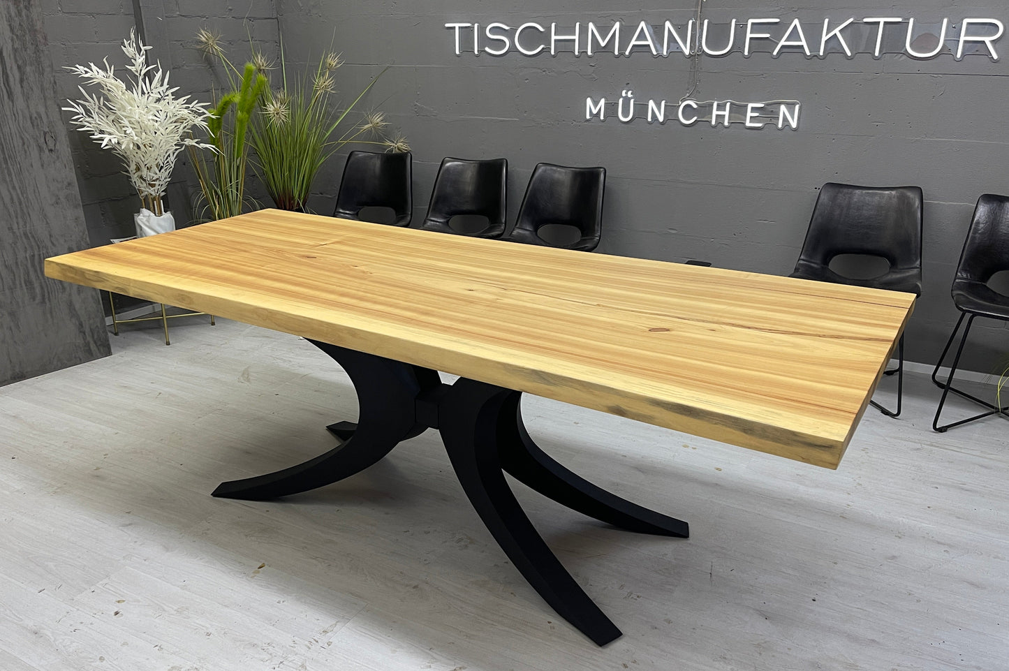 Pappel Tischplatte mit Naturkante