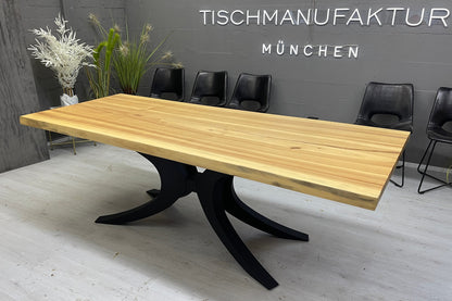 Pappel Tischplatte mit Naturkante