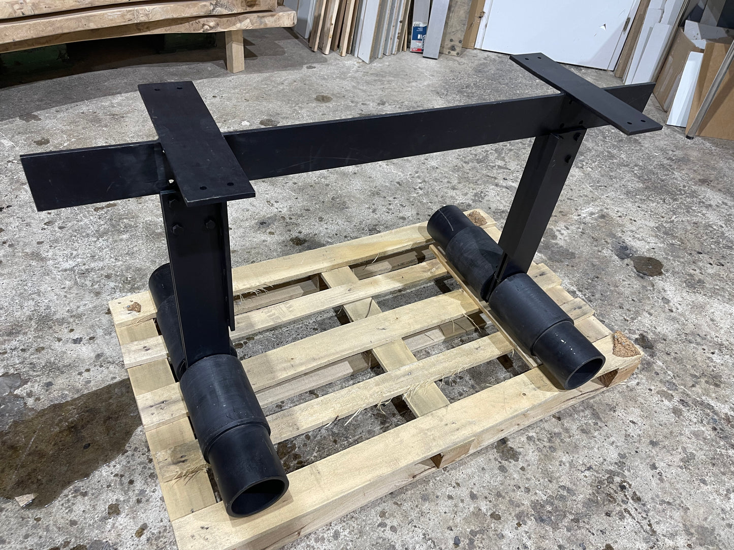 Tischgestell Industrie Style Stahl Rollbar