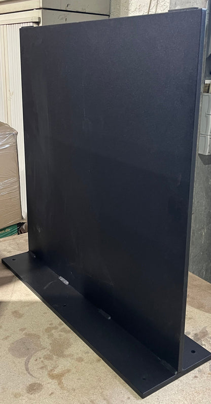 Tischwangen Stahl schwarz 12mm